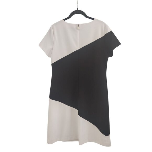 🌸 Elegant Tommy Hilfiger Dress – Black & Ivory – Size 8 – EUC - Picture 3 of 4